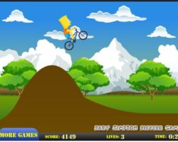 Bart Simpson bicycle game