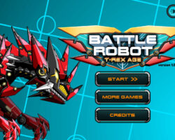Battle Robot t-rex age game