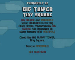 Big Flappy Tower vs Tiny Square